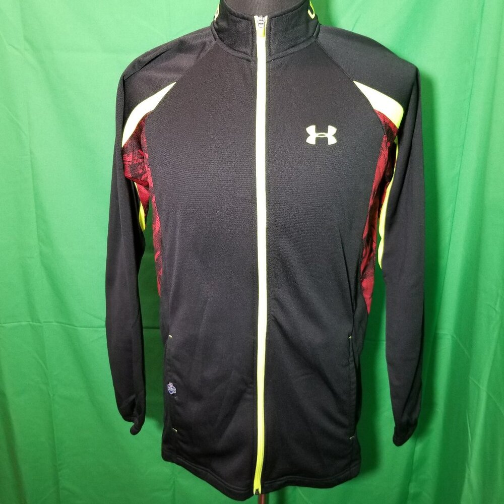 Under Armor Jacket‎ Black Red 2012 NFL Combine Style# 1236258 Mens Small Loose